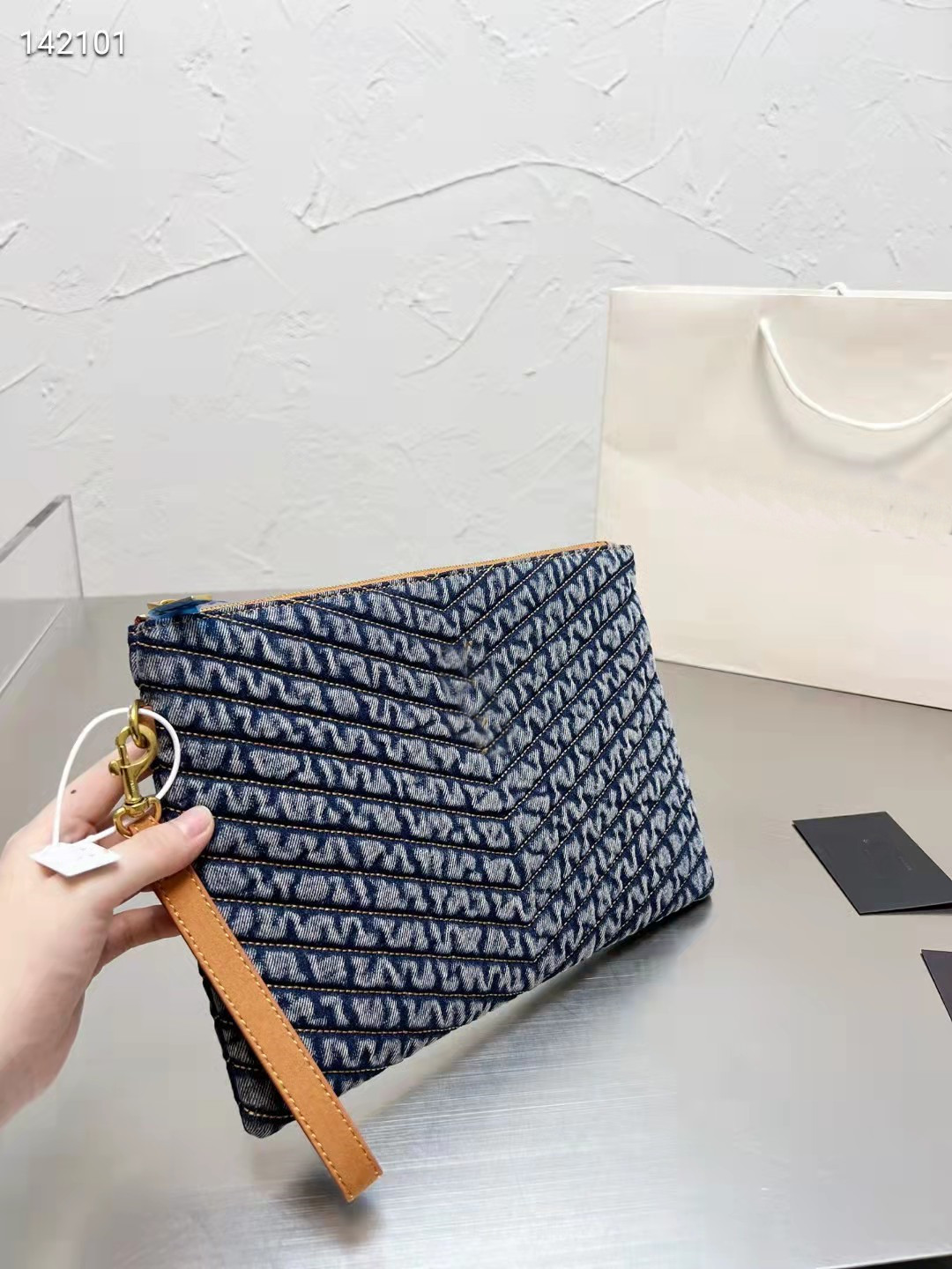 

High quality handbag designer design women's bag denim fabric