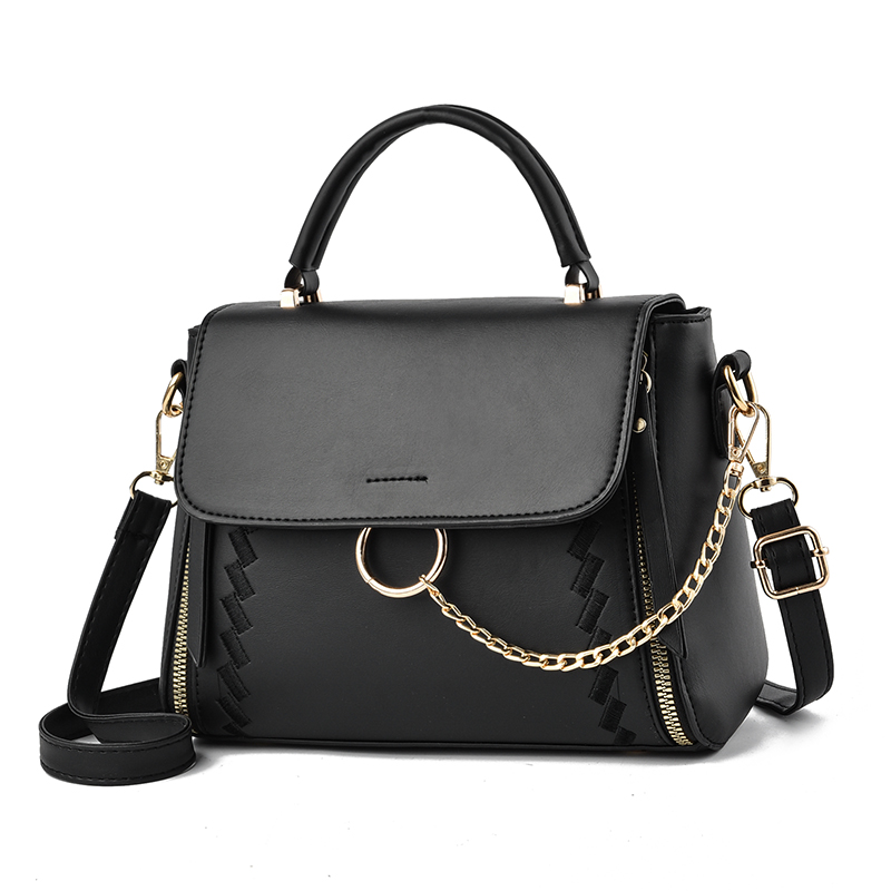 

Beauty Shoulder Bag Fashion Bags Women Purse Designer Crossbody Handbag Pu Leather Pocket Lady Outside Shopping Purses with Chain Wholesales, Black