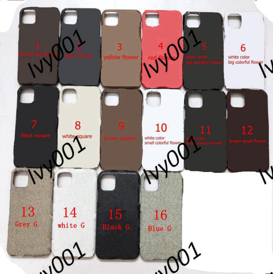 

Designer patterns Phone cases for iphone 13 pro max12 Pro Max 12 mini 11 XR XS Max 7/8 plus PU leather Phone shell for samsung S20 S9 S10 PLUS NOTE 10 S21 L01, 9-brown square