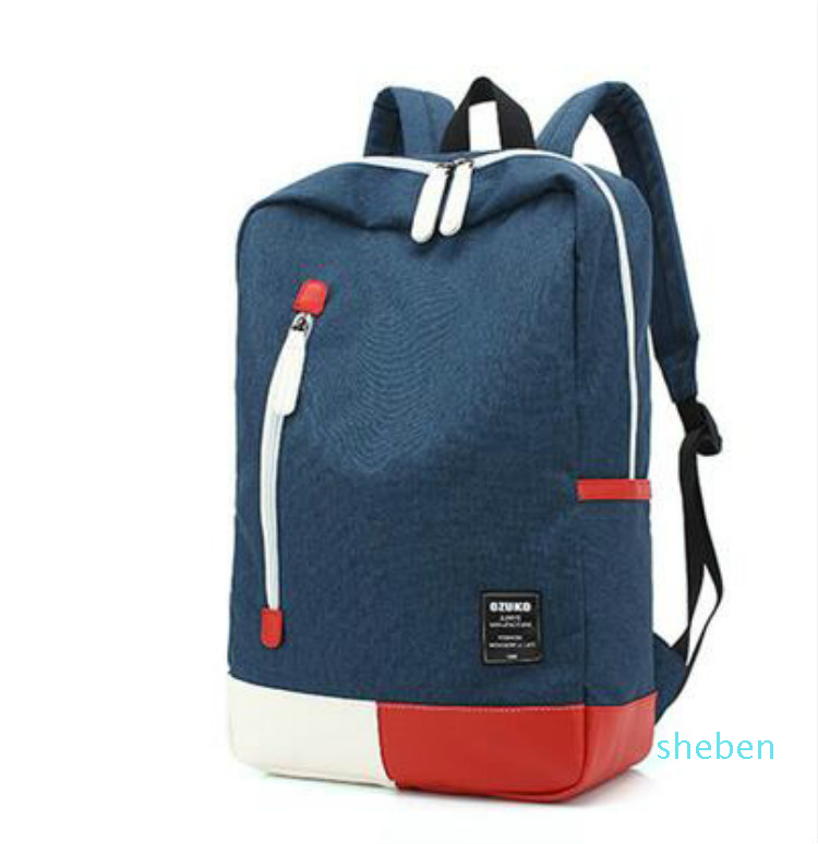 

Canvas Men's Backpack Fashion Casual Women Rucksack Mochila Student School Bag For Male Famous Brands Travelling bag Outdoor Bags, Size:40:18:30cm