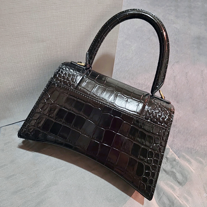 

hottest Shoulder Bags Designer Leather black croco gold hardware Top quality Hourglass handbag mini wallet wholesale Luxury Crossbody Bag Cheaps Fashion tote 2022, Nude gold logo