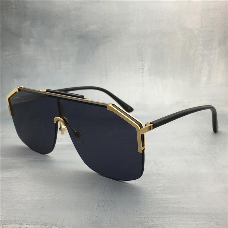

Selling classic design sunglasses 0291 unisex trend Vintage style Rimless glasses Printed lenses top quality UV Protection Come with original case