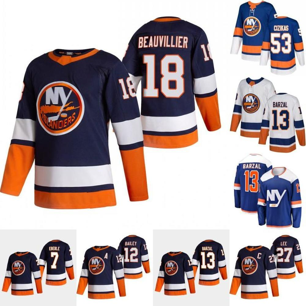 

18 Anthony Beauvillier NY New York Islanders 2021 Reverse Retro Hockey Jerseys 8 Noah Dobson Anthony Beauvillier Oliver Wahlstrom Johnny Boychuk Custom Stitched, Mens 2021 reverse retro s-xxxl
