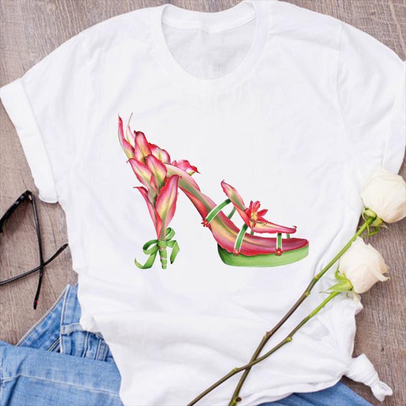 

men graphic plant elegant harajuku mens clothes 90s floral flower lady clothing female tees print, White;black