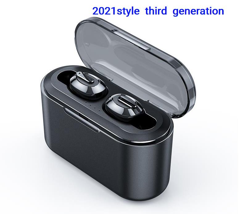 

2021 style 3rd Generation TWS Bluetooth Wirless Earphone Headphones Chip Metal Rename GPS Wireless Charging newest Generation In-Ear Detecti