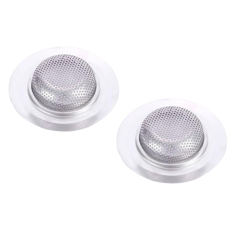

Other Bath & Toilet Supplies 2pcs Stainless Steel Kitchen Sink Strainer Wide Rim Drain Perforated Mesh Filter(11cm)