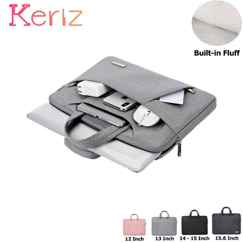 

Waterproof Tablet Bag 12 13 15 15.6 14Inch Laptop Bag Protective Cover Air Pro Case HP Shoulder Handbag Briefcase 211018