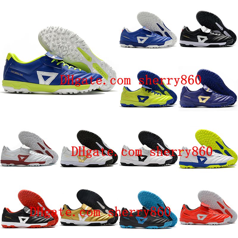

2021 arrivals quality mens soccer Shoes MORELIA II AS/TF Turf Cleats Football Boots scarpe da calcio Firm Ground Tacos de futbol, As picture 4