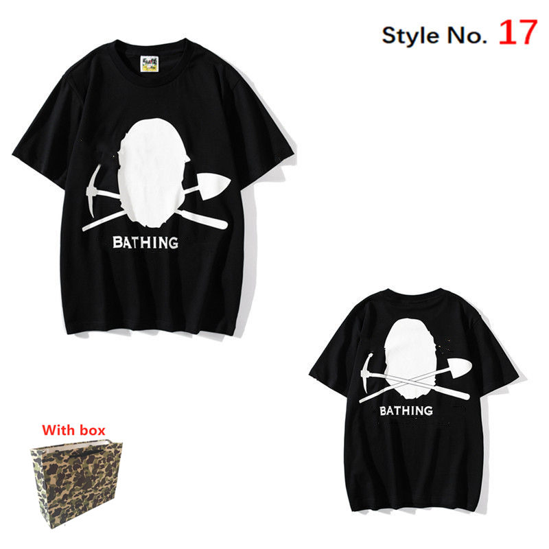 

2021 Men T-shirt Women Couples Summer Top Quality Paris Street Tee Mens clothing Casual Short Sleeve jumper with box, White;black