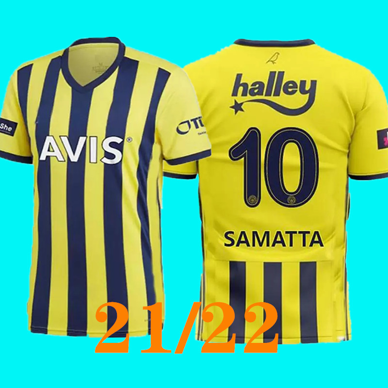 

21 22 Fenerbahce soccer jerseys 2021 2022 Özil Sari Kanaryalar Fenerbahçe football jersey Thiam PELKAS Mesutl Ozan Perotti Samatta Tufan Futbol shirts