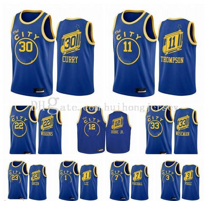 

Men Jersey Golden\rState\rWarriors\rStephen Klay Curry Thompson James Wiseman James Wiseman Kelly Oubre Jr. Blue City Basketball Jerseys