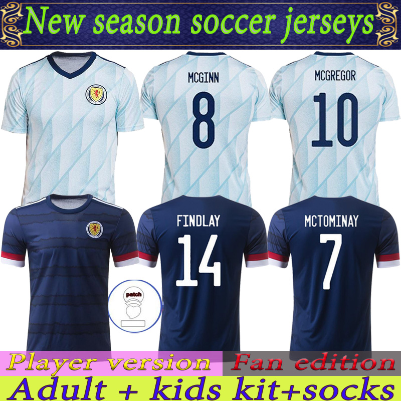 

Scotland soccer jerseys 2022 2021 HOME AWAY ROBERTSON FRASER football shirt NAISMITH MCGREGOR CHRISTIE FORREST MCGINN Men Kids, Fan edition