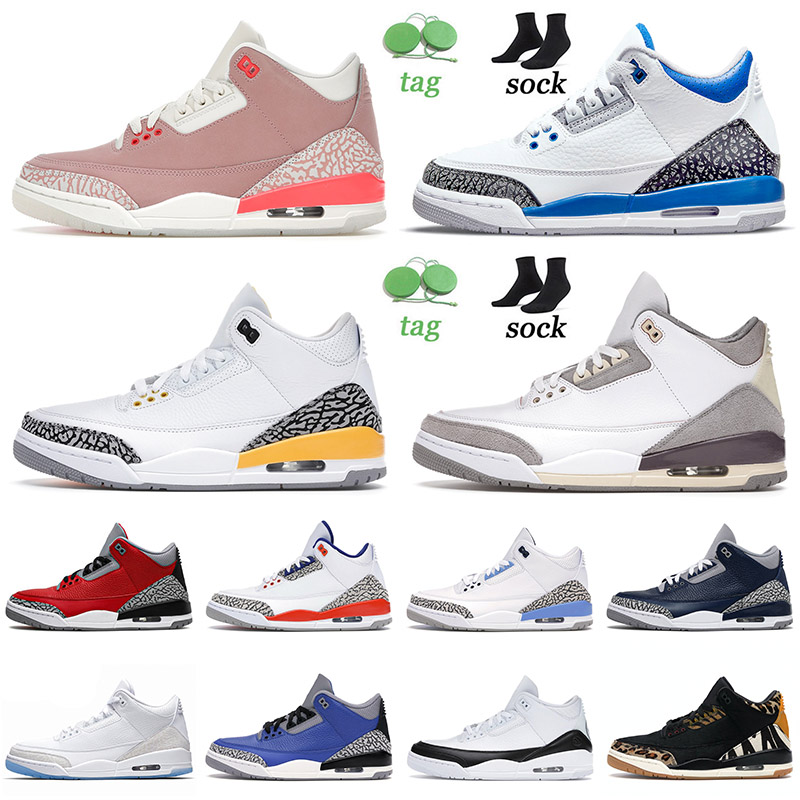 

Arrival 2021 Jodan Basketball Shoes Air Jodon 3 3s Jumpman Medium Grey Laser Orange Rust Pink Jordens Blue Cement Retro Trainers SIZE 13, C43 racer blue 40-47
