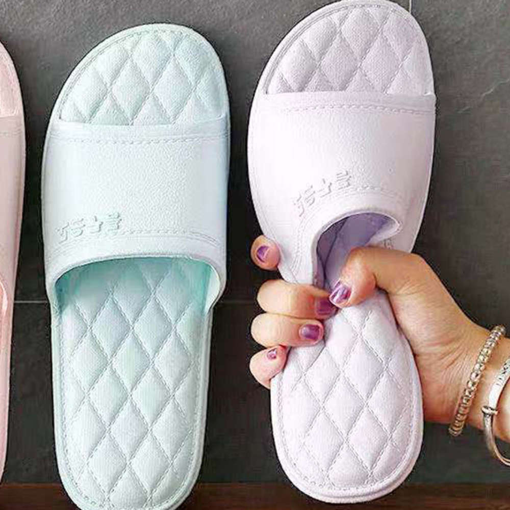 

XP8J Casual shoes female summer indoor bathroom bath Home non-slip cute sandals and slippers lovers 0CE4, Black