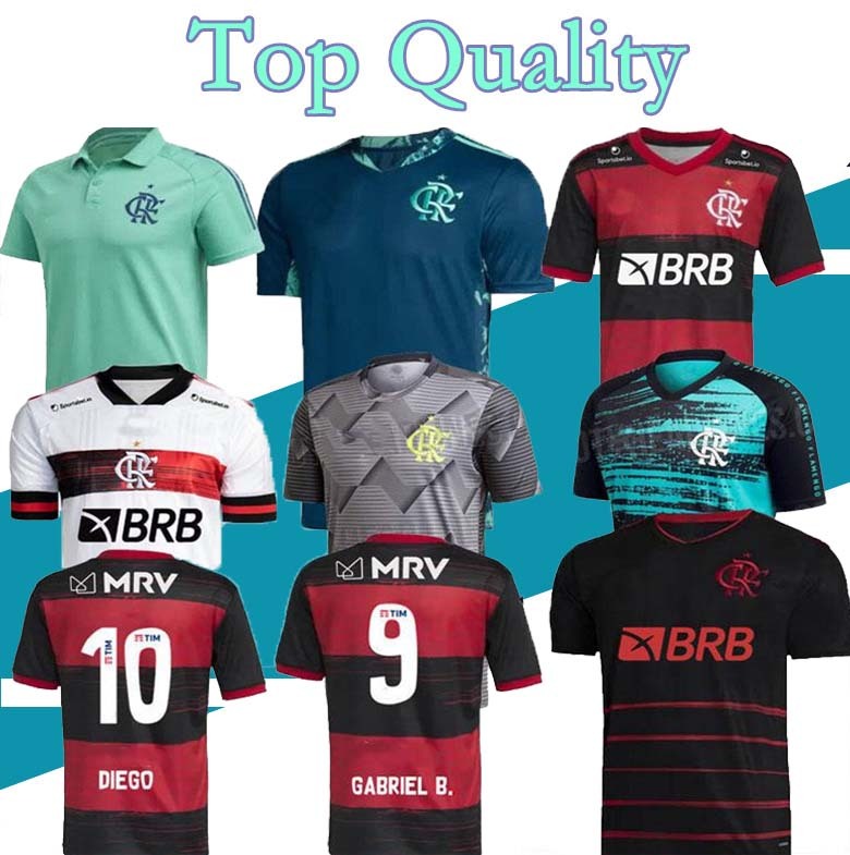 

20 21 jersey 2020 2021 Flemish GUERRERO DIEGO VINICIUS JR Soccer Jerseys flamengo GABRIEL B sports football man shirt, Black;white