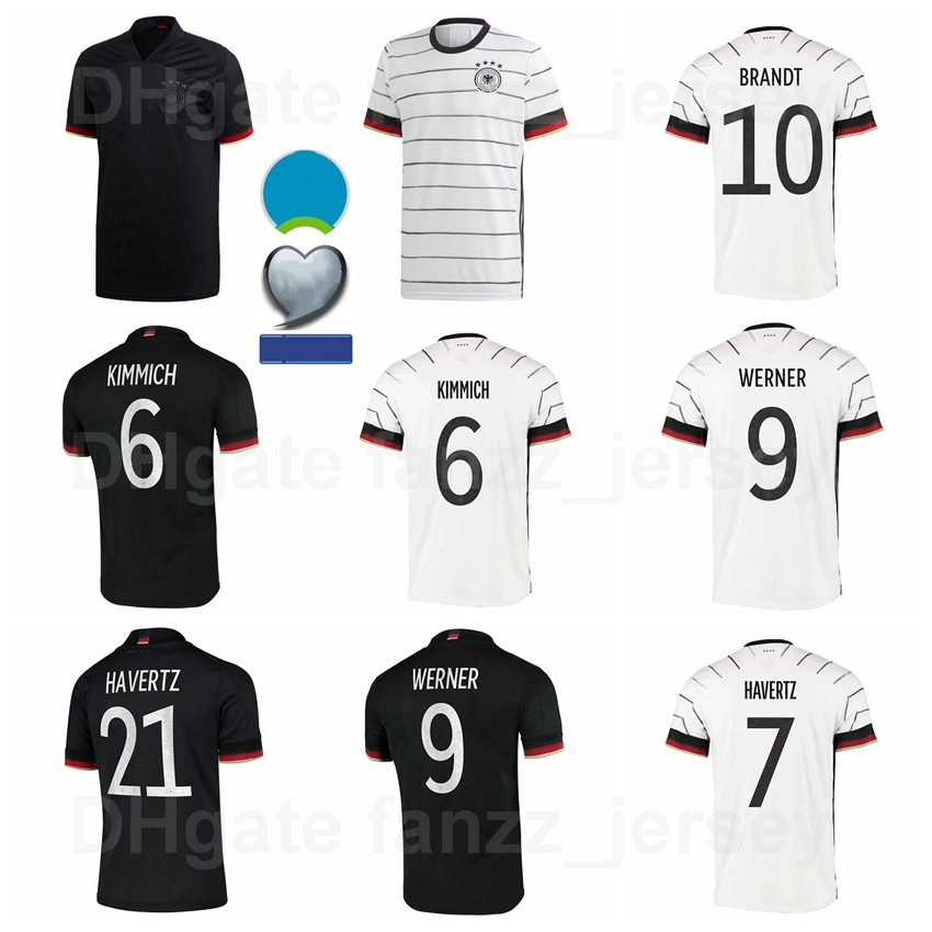 

Europe Cup National Team Soccer Germany Jerseys Black White 9 VOLLAND 6 KIMMICH 1 NEUER 21 GUNDOGAN 5 HUMMELS 14 MUSIALA Football Shirt Kits Euro Patch