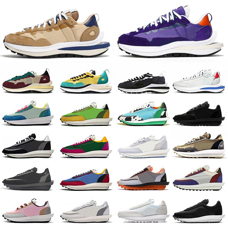 

Sacais Waffle VaporWaffle Pegasus Running Shoes Mens Womens Nylon White Black NYC Pigeon Fragment Chunky Dunky LDV Green Gusto Trainers Men Sports Sneakers, Dark iris