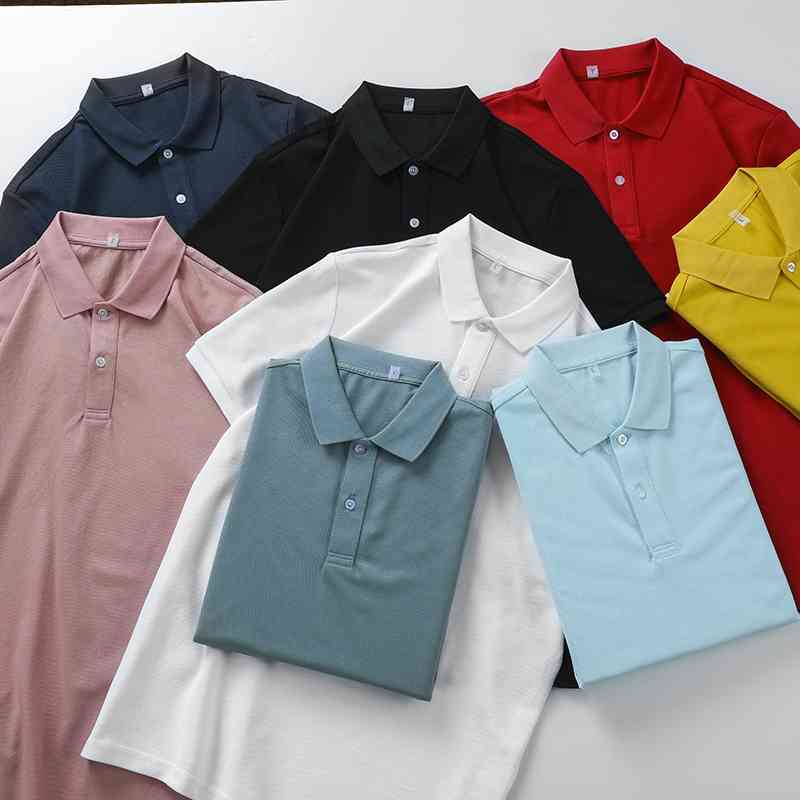 

Summer Polo T Shirt for Men Polyester Casual Basic Mens Clothing Turn-down Collar Button Polo Shirts Hombre Fashion Clothes 4xl 210601, Green