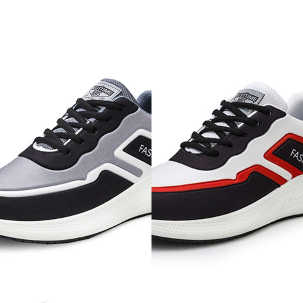 

Casual shoes New men's shoes 2021 summer Korean fashion breathable casual sneakers light sports OJI5 HVVH, Black