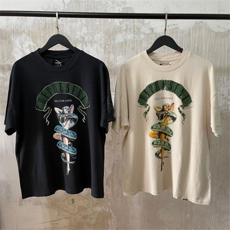 

Men' T-Shirts High Quality REPRESENT T Shirt Men Women 1:1 Vintage T-shirt Fashion Tops Tee Short Sleeve