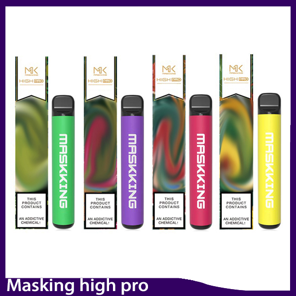 

Maskking High Pro Disposable Device US/Russia Version 1000 puffs 600mAh 3.5ml Cartridges E Cigarette PK Air Bar Lux GT BANG XXL PUFF 0268219, Us version(12 falvs)
