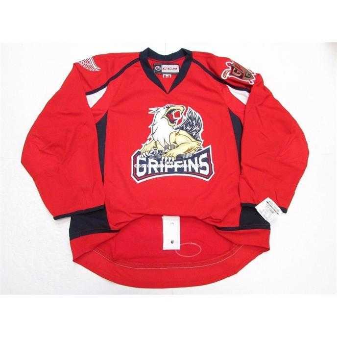 

GRAND Cheap RAPIDS custom GRIFFINS AHL PRO CCM HOCKEY JERSEY stitch add any number any name Mens Hockey Jersey XS-6XL, Red