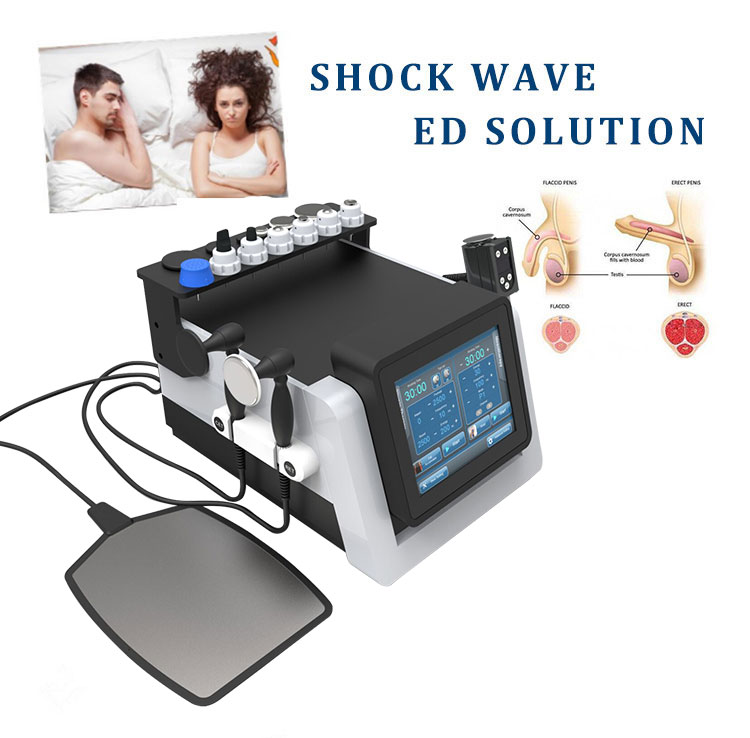 3 In 1 CET RET RF Energy Transfer Diathermy Tecar Physical Therapy Pain Relief Combined Shockwave and EMS Electric Muscle Stimulation Shock Wave-image-729700601