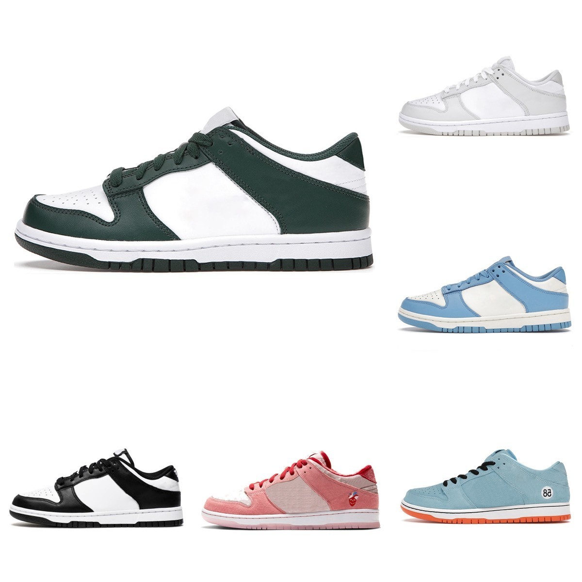 

High Quality Running Shoes Mens Women Club 58 Gulf Black White UNC Photon Dust Team Green Sean Cliver Parra Sail Court Purple StrangeLove Chicago Trainers Sneakers, Please contact us