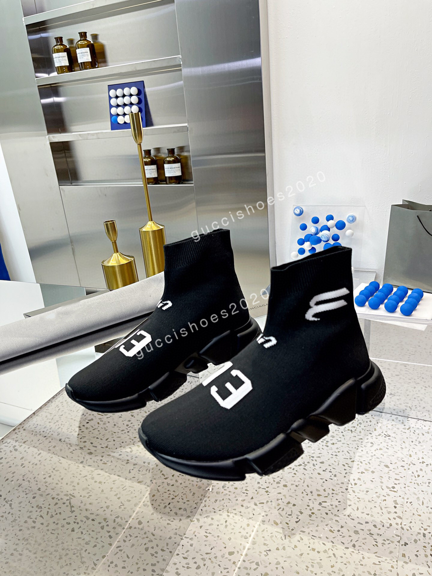 

Explosion Knit Socks Shoes Mesh Speed Trainer High Race Runners Designer Sneaker Casual Trainers Sneakers size35-46, 01