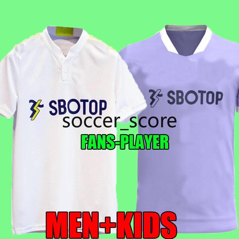 

21 22 leeds soccer jerseys Fans player version 2021 2022 home white HARRISON HERNANDEZ COSTA BAMFORD CLARKE Men kids kits football shirt goalkeeper united uniforms, Third+patch