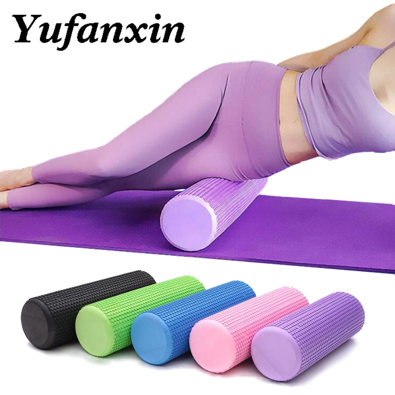 Yoga Foam Roller Block Pilate EVA Muscle Rollers Self Massage Tool for Pilates Fitness Gym Equipment-image-727893546