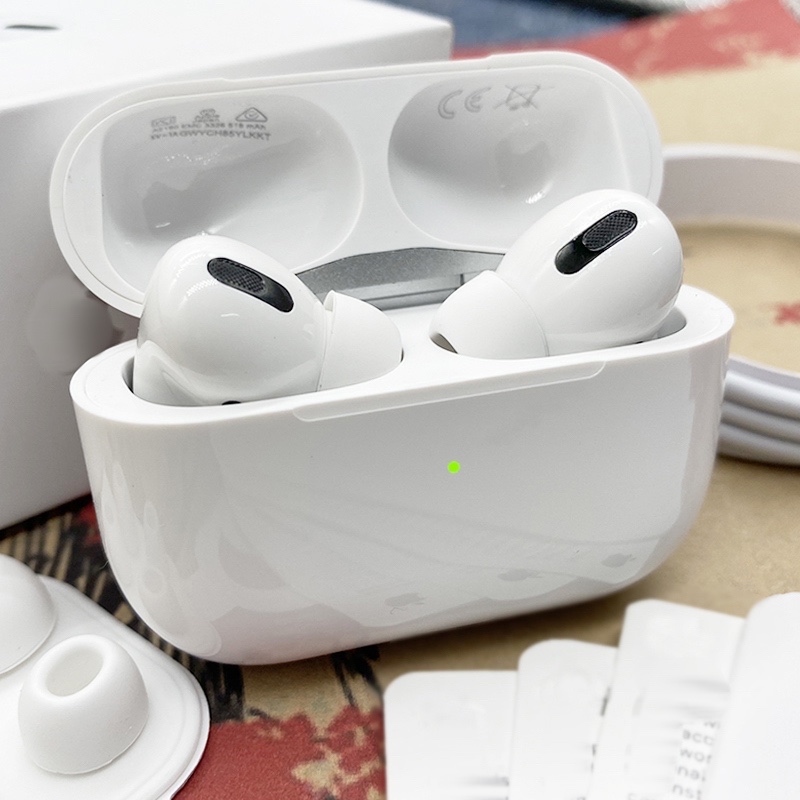 

Original Apple AirPods Pro Wirless Earphones Noise Cancellation Metal closure connector Rename GPS Wireless Charging Bluetooth Headphones In-ear, Air pro top quality