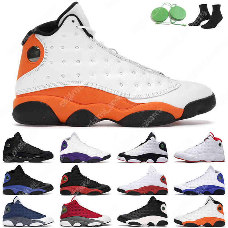 

13s Starfish men basketball shoes Red Flint Bred Chicago Reverse He Got Game Hyper Royal mens trainer