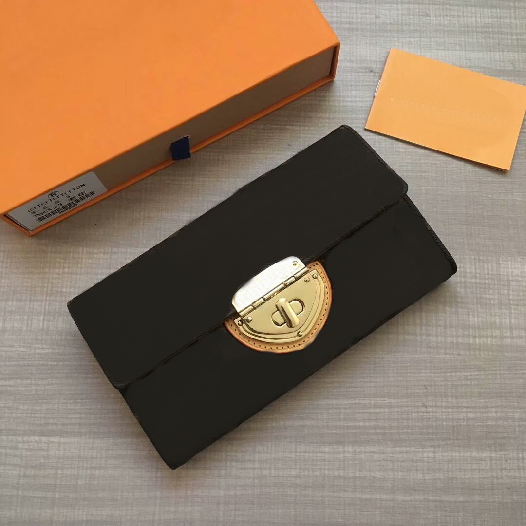 

Fashion Women Brand bags cx#191 men Genuine Leather Wallets Designer Long hasp Purse With Box