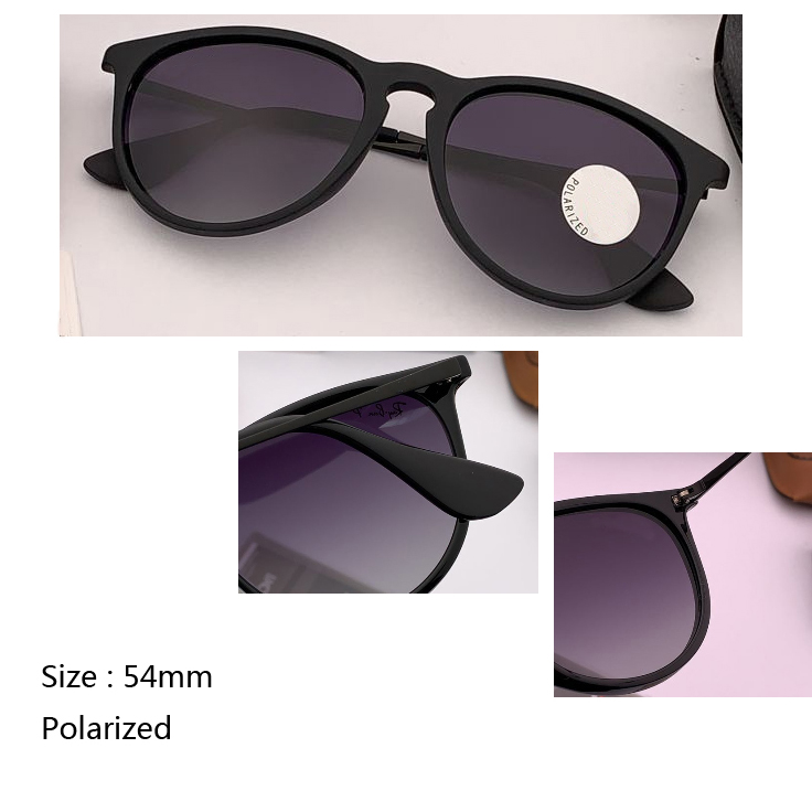 

Top Quality Design TR90 Polarized Sunglasses Men Women gradient Driving Shades UV400 54mm Sun Glasses With Box, White;black