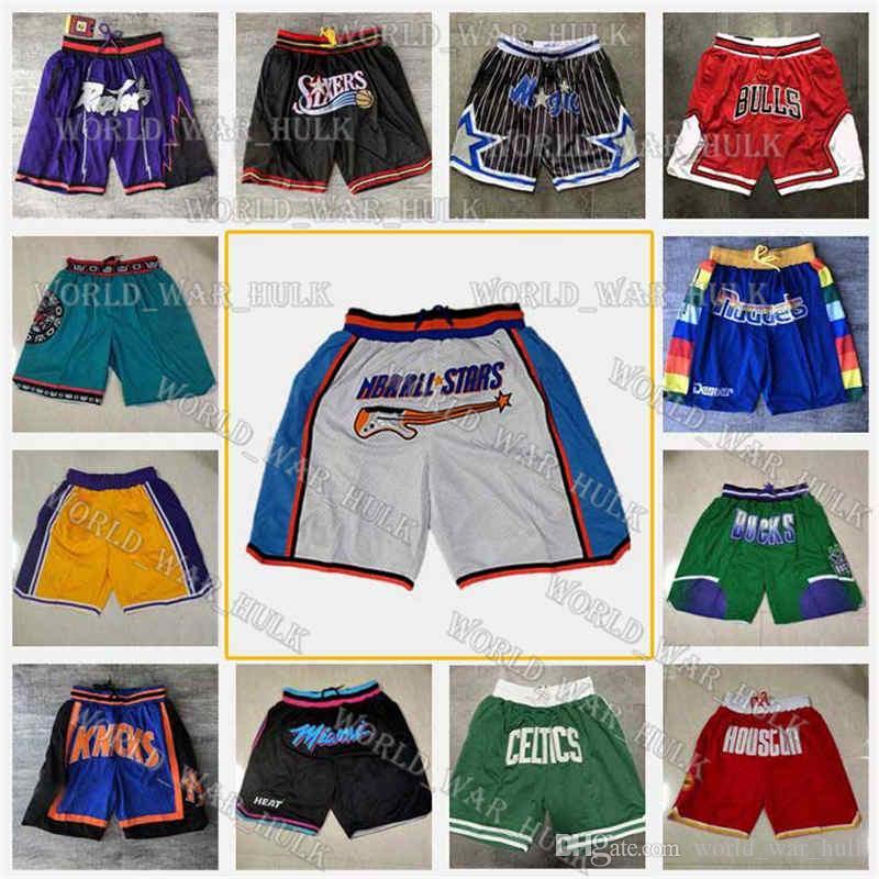 

Stitched Mens Basketball Just Don Pocket Shorts Hip-hop All City Teams Name Year Id Tags Mitchell & Ness Sweatpants Sport Big 2021, Just shorts