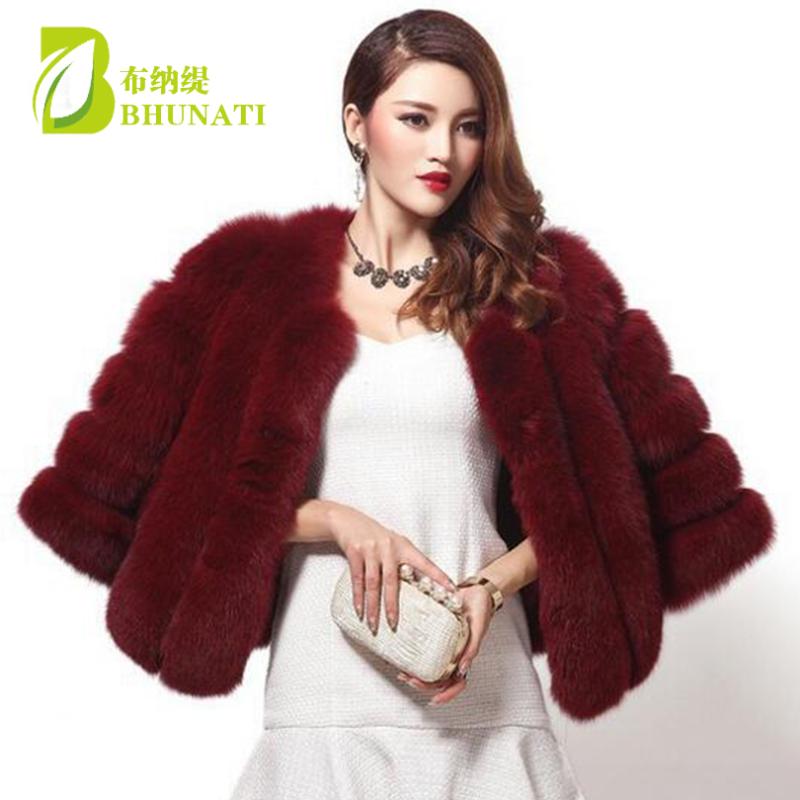 

Women's Fur & Faux BHUNATI Women Solid Color Short Coat Jacket Female Casual Fashion Warm Long Sleeves Artificial, Black