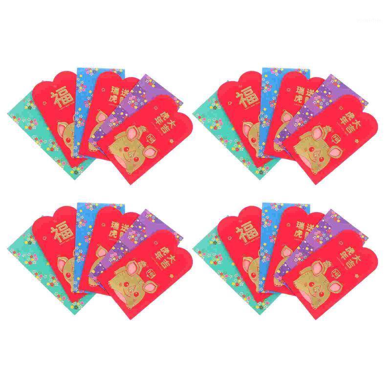 

Gift Wrap 12Pcs Tiger Design Year Kids Red Packets Festival Money For Party