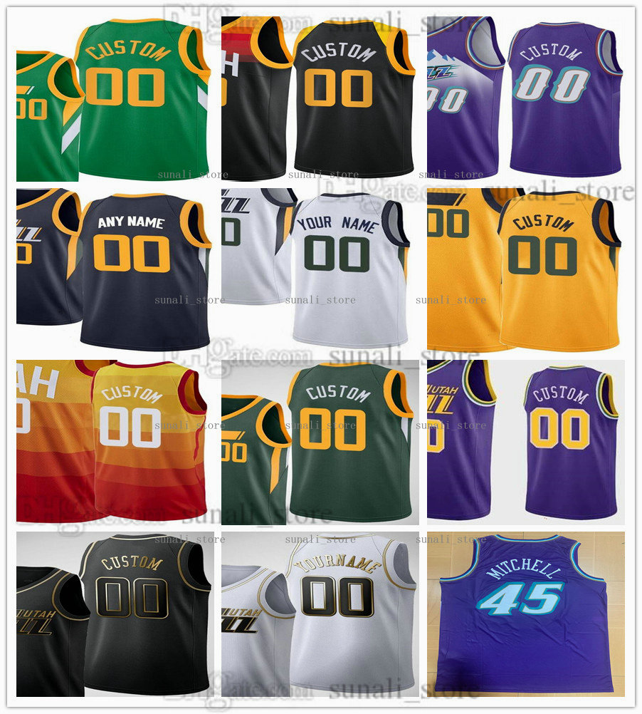 

Printed Basketball Jerseys 00 Clarkson Mike 11 Conley Rudy 27 Gobert Donovan 45 Mitchell Bojan 44 Bogdanovic Hassan 21 Whiteside Nickeil 6 Alexander-Walker 3 Forrest, Orange