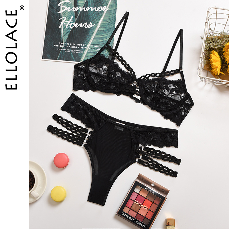 

Womens Bra Lingerie Set Floral See Through Underwear Set Underwire Sexy Bra Set Brief Sets Lingerie Sexy Things, Red