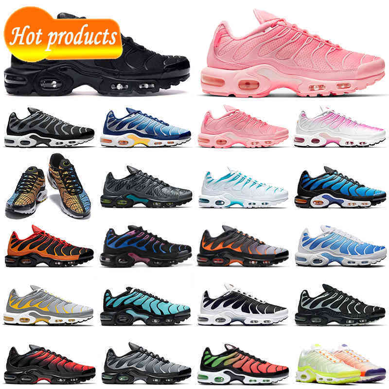 

{Zapatos}Fashion tn plus running shoes men women Hyper Blue Grey Orange Greedy tns womens mens trainers outdoor sports sneakers Wholesale, Royal blue