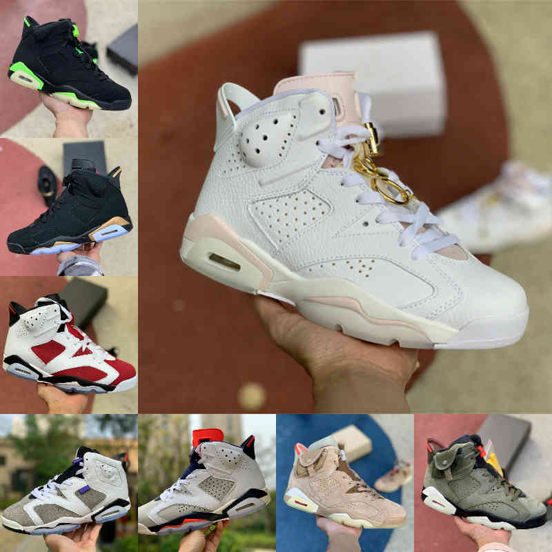

Top Quality Electric Green 6 6s Mens Basketball Shoes Flint Washed Denim Carmine Floral Dmp Black Infrared British Khaki Tinker Oregon Ducks Trainer Sneakers, Oreo