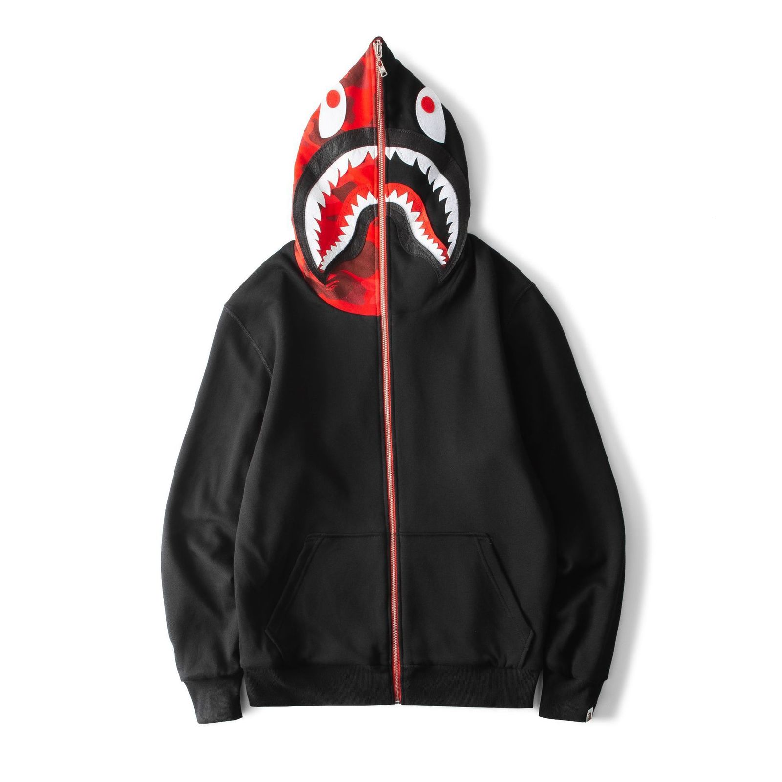 

Men's Casual Shirts Bappe Hoodies Tracksuit Men Camouflage Double-sided Zipper Fashion Lounge Wear Sweatshirts Coat Oversized Jacket B4NS, 1# packing bag