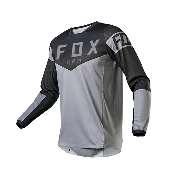 

New 2021 Mtb Fox Long Sleeve Downhill Jersey Off-road Motorcycle ATV Racing Mountain Bike FXR Motorcycle Jersey 210419, Gray