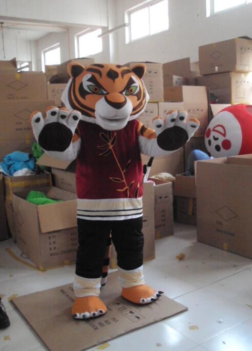 

Mascot Costumes EVA helmet Tiger Mascot Costume Fancy Dress Tigress mascot costume cartoon apparel for halloween brithday part, Red;yellow