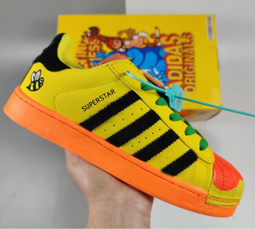 

Superstar Melting Sadness Little bee yellow Athletic Shoes FZ5254