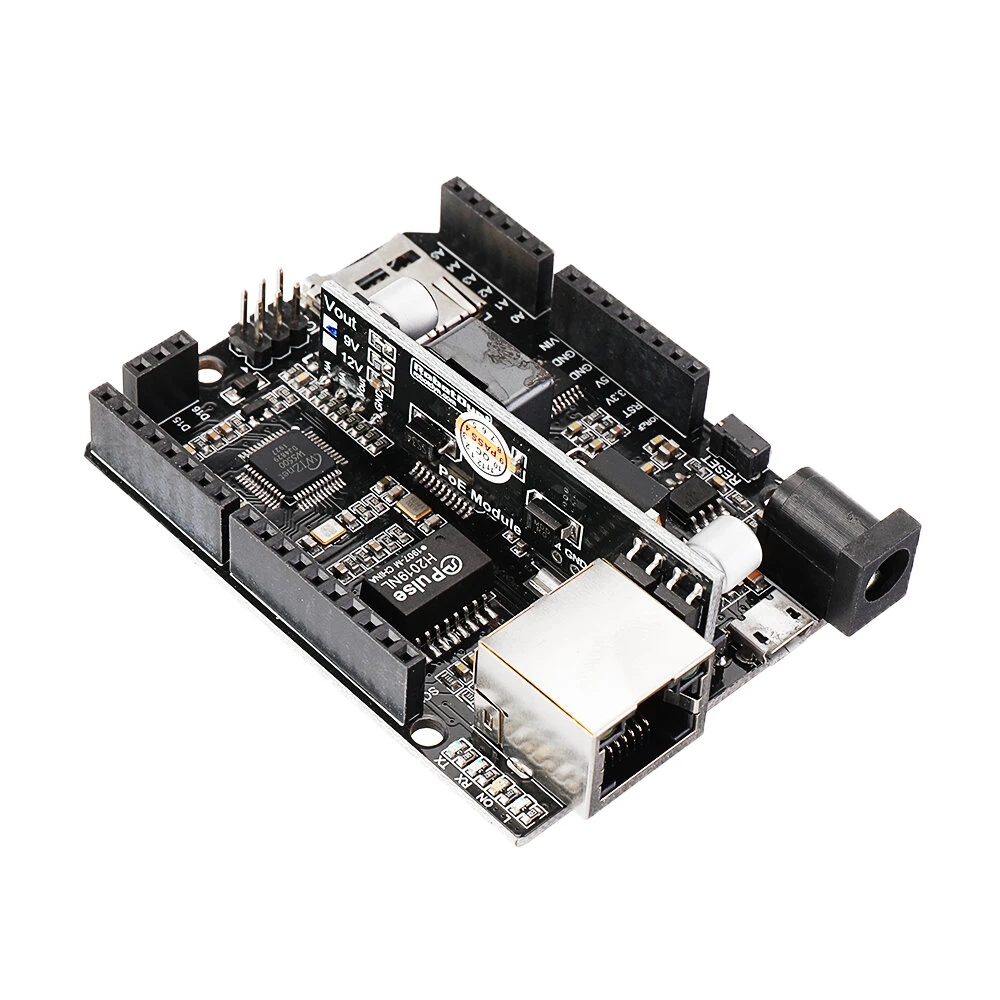 

Motherboard With POE Leonardo ETH ATmega32U4 Ethernet W5500 (V2) Development Board