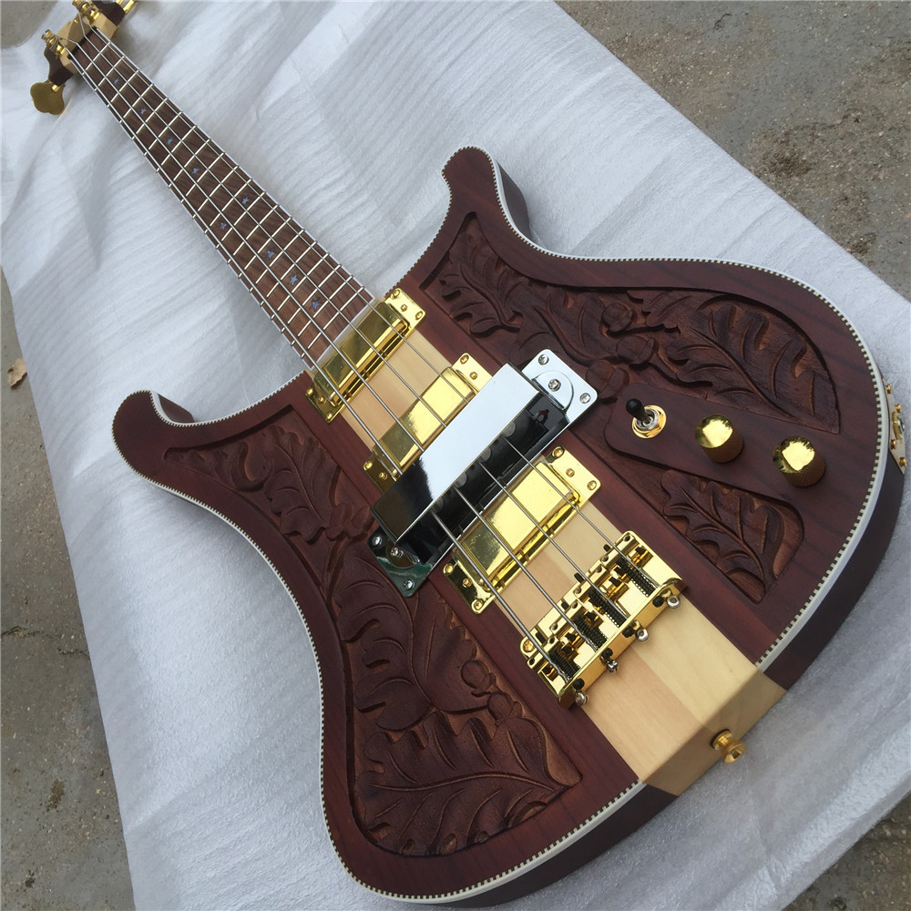 

2017 new style high quality custom rosewood electric bass,