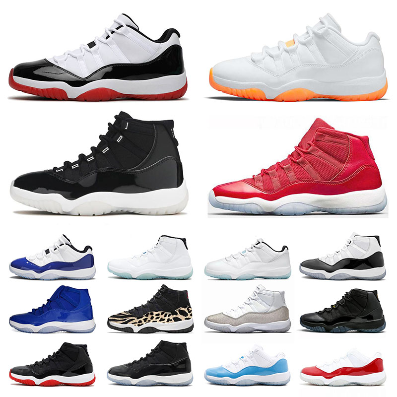 

With Box Jumpman 11 25th Mens Womens Basketball Shoes 11s XI High Concord 45 UNC Bred Gamma Blue Cap and Gown Space Jam Low Legend Men Women Sneakers Trainers, D25 36-46 bred toe
