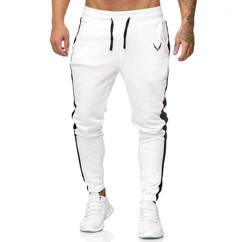 

Men' Pants Trousers Cargo Style Fashion Striped Tights Men Fashionable Comfortable Moletom Masculino GH50, Black